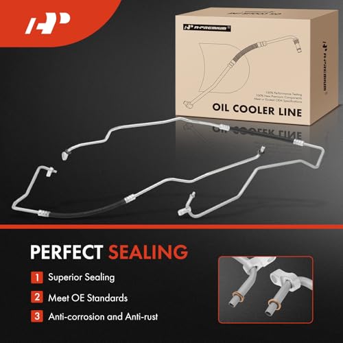 A-Premium Inlet & Outlet Automatic Transmission Oil Cooler Line Hose Assembly Compatible with Chevrolet Sonic 2013-2020 1.4L by A-Premium - Image 7