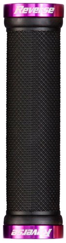 Reverse Grip Lock-On Fahrrad Schraubgriffe schwarz/lila