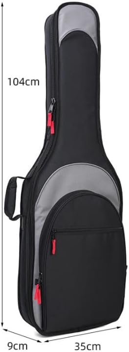 Miniatura 4 de WYKDD - Bolsa para bajo eléctrico grueso bolsa de hombro para guitarra bolsa de algodón para piano bolsa para instrumentos musicales