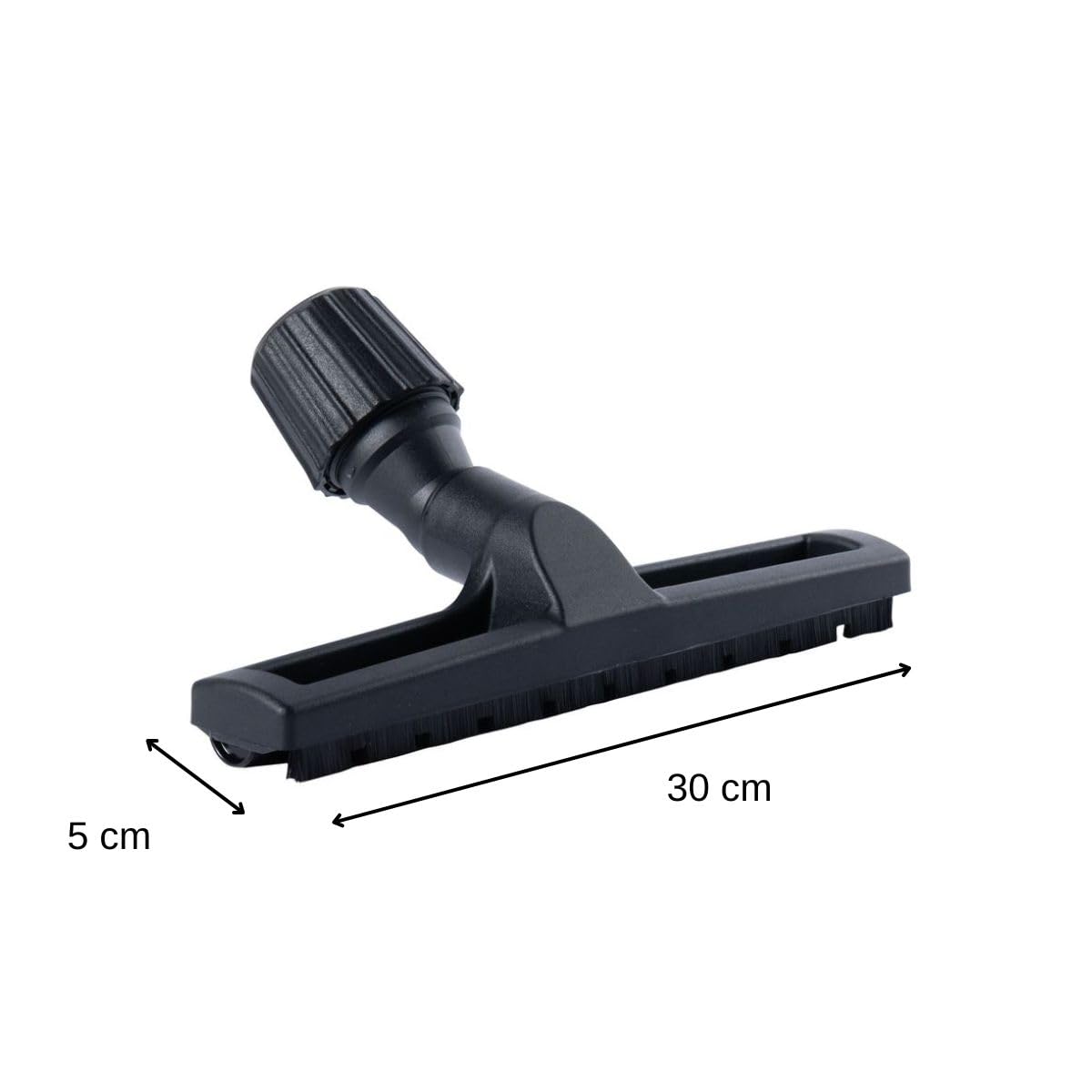 Topfilter Cepillo de Suelos para Aspirador, negro, 30x5cm, 1 ud.