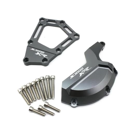 Couvercle stator moteur pour BMW S1000XR 2015-2019 protection carter moto黑色