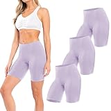 Sexy Basics Women's Cotton Stretch Active Slip Shorts | 3 Pack & 6 Pack Boy Short Boxer Briefs