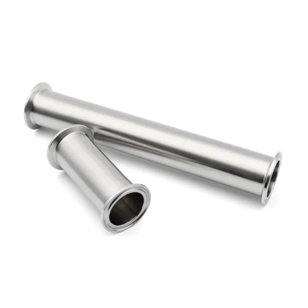 Length100/152/200/254/300mm Sanitär Edelstahl 304 Rohr Fitting Rohr OD 19/25/38/51 Homebrew Ferrule Tri Clamp 50,5 64mm(1 pipex2x2,OD45 X64_254MM)