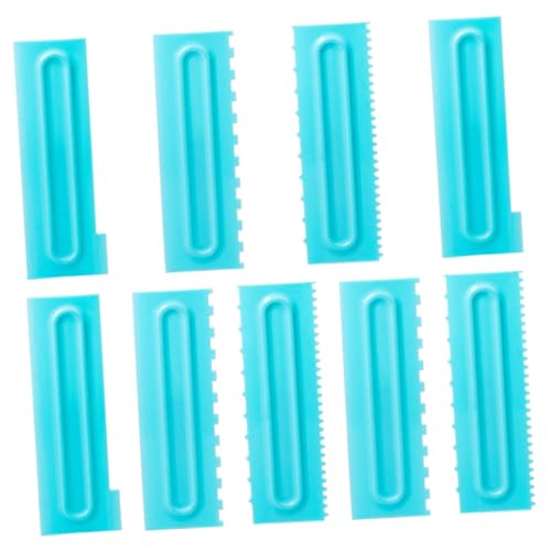Healifty 9 Pezzi Raschietti per Torte in PP Resistente Strumenti per Levigare e Lisciare Glassa Comodi e Leggeri per Decorazione Professionale e Facili da