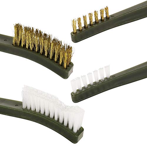Accmor Gun Cleaning Brush & Pick Kit, Gun Cleaner Tool Set Including Double-Ended Brass Steel Nylon Bristle Brushes, Stainless Steel & Polymer Picks by Accmor - Image 8