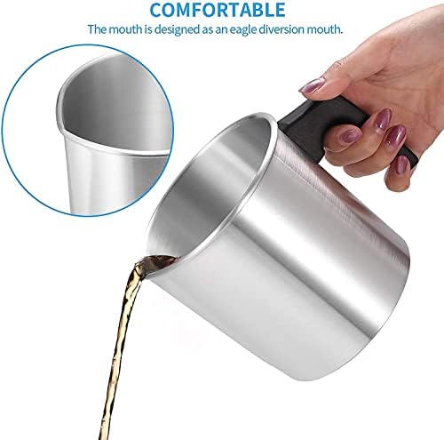 Candle Wax Melting Pot,1.2l Dripless Pouring Pitcher Candle Making Pot with Heat-Resistant Handle, for Home Kitchen Candle &Soap DIY Crafts