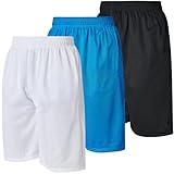 Ultra Performance Men's Athletic Mesh Short's 3 Pack Mens Basketball Shorts Gym Workout & Sport Short with Pockets for Men