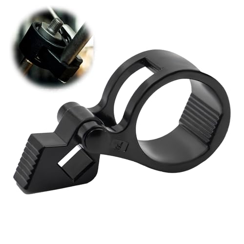 BEASAFY Llave para barra de acoplamiento de 1/2', herramienta universal para articulación axial para coche, barra de acoplamiento, extractor de rótula, 27-42 mm, accionamiento cuadrado interior