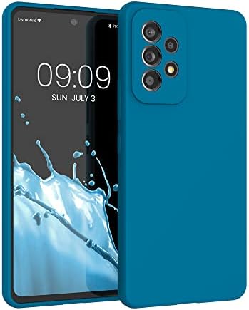 kwmobile TPU Silicone Case Compatible with Samsung Galaxy A53 5G - Case Slim Phone Cover with Soft Finish - Radiant Yellow