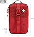 MY MEDIC MyFAK Standard Ifak First Aid Kit - 132 Life Saving Trauma and Medical Items - HSA FSA Survival Kit for Camping or Your Car - RED