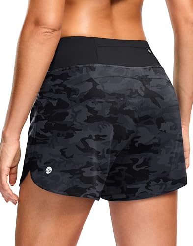 Image of G Gradual Women's Running Shorts with Mesh Liner 3 inch Workout Athletic Shorts for Women with Phone Pockets