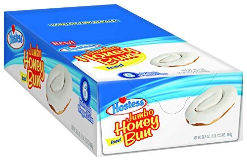 Hostess Iced Honey Buns - 6 x 135g - Full Box