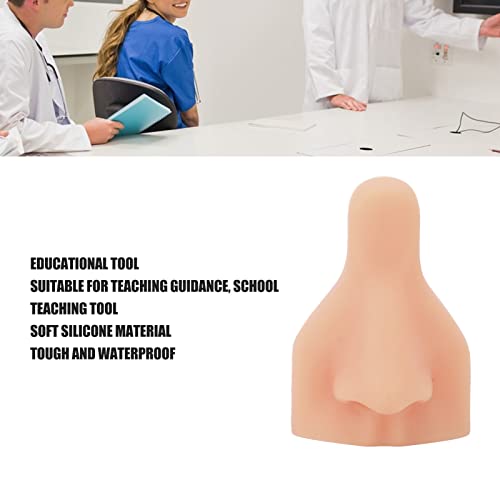 Modelo de nariz de silicone, pode ser reutilizado, modelo de nariz de silicone, simulação macia e fl