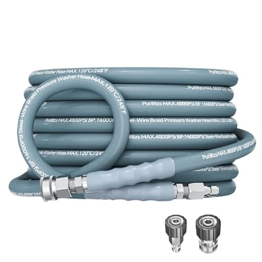Purilitzs 25ft High Pressure Washer Hose