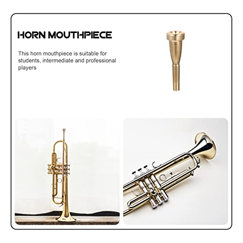 Milisten Trumpet Accessories Mouthpiece Mouth French Player Instrument Accessory Horn Accessories Cup Musician Practical And Deep Tuba Professional Part Trumpet Useful Replacement Beginners #TOP5