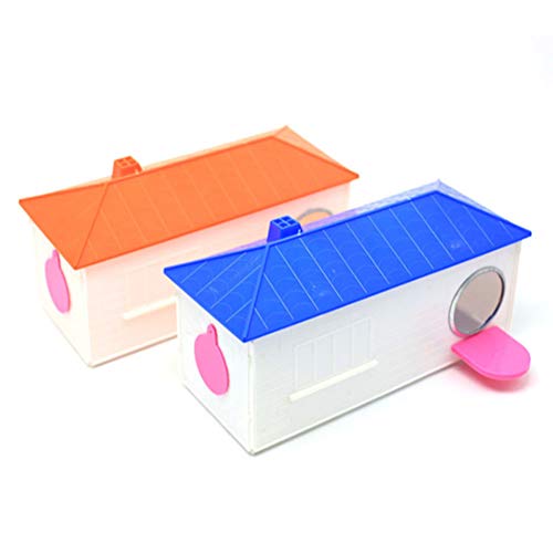 Tehaux Bird Supplies -Parrot Nest Mannikin Serinus Canaria Nest Outdoor Bird Plastic Sleep House Nest For Bird (Random Color Large Size) #TOP7
