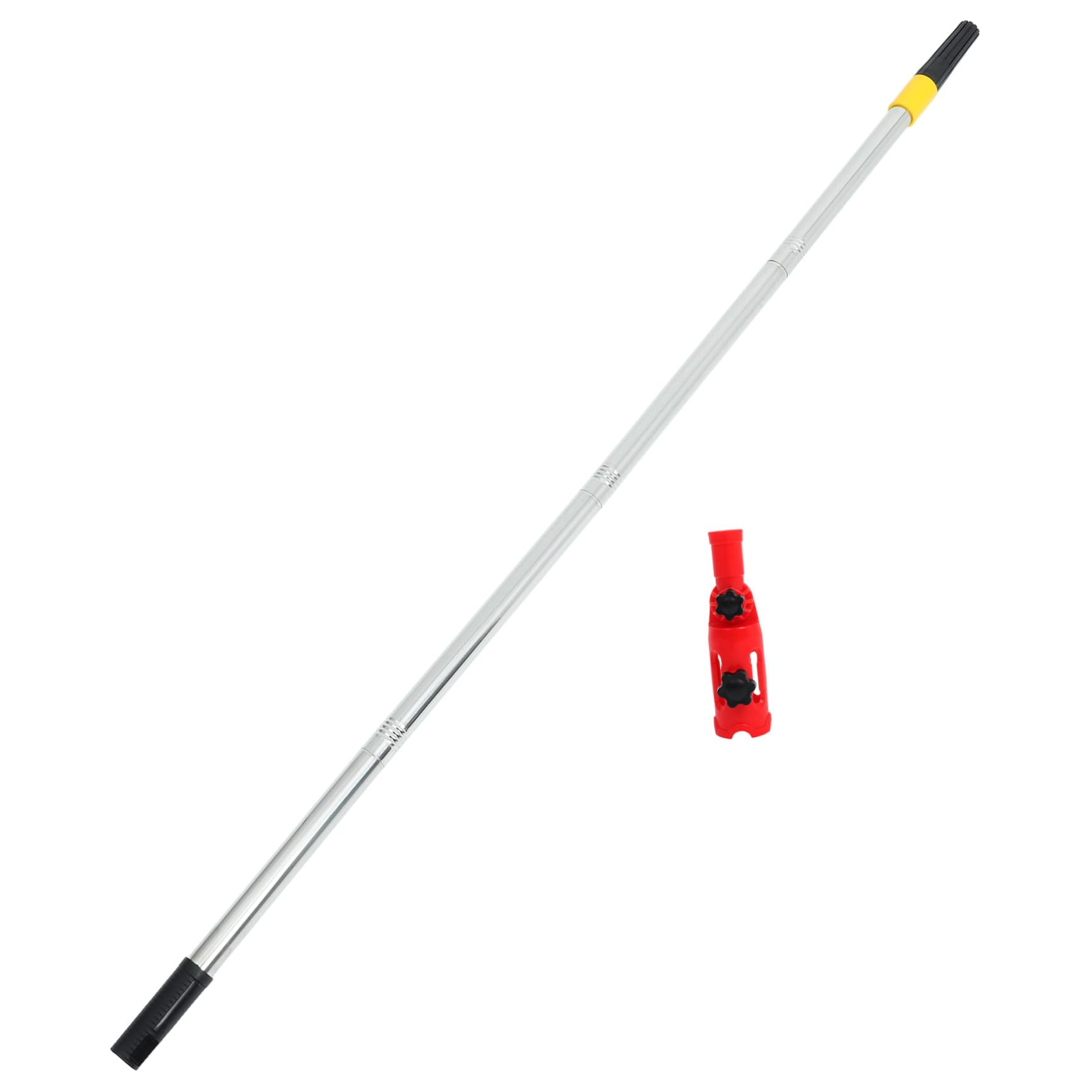 4 Piezas Extensor para Rodillo de Pintura con Abrazadera Ajustable y Cabeza Giratoria Poste Telescópico Paredes Esquinas y