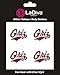 University of Montana Griz Sticker 4 Pack