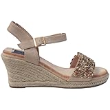 Benavente Sandalia Esparto Coral Beige