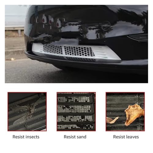Grilles calandre avant Tesla Model Y évite dommages radiateur pare-choc - 5