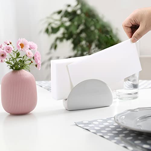 LEKOCH 100 pcs Airlaid Quality Foled White Napkins Disposable Linen Feel Paper Napkins for Wedding Parties Christmas 43 * 30 cm