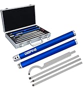 DEEFIINE Carbide Tip Wood Lathe Turning Tool Kit, Lathe Roughing and Finishing Hollow Tool Interc...
