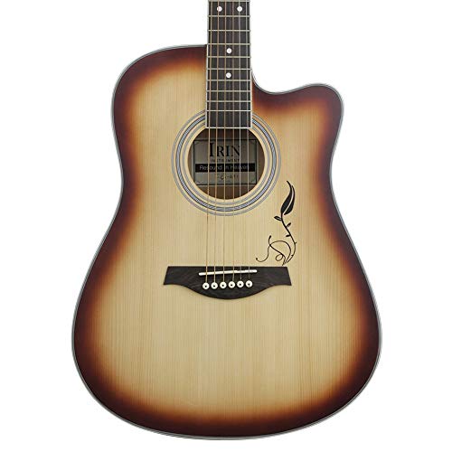 JTRHD Guitare Acoustique 41 Pouces Guitare Folk Couleur Soleil Débutant Étudiant Guitare Instrument pour Adultes et Enfants (Couleur : Natural, Size : 41 inches) - Les Beatles, Paul McCartney, John Lennon, RIngo Starr, George Harrison JTRHD Guitare Acoustique 41 Pouces Guitare Folk Couleur Soleil Débutant Étudiant Guitare Instrument pour Adultes et Enfants (Couleur : Natural, Size : 41 inches) – Image 3