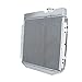 Tepilauda Full Aluminum Radiator compatible with 1960-1966 Ford Mustang Ranchero Falcon V8 3 Row Core Radiators