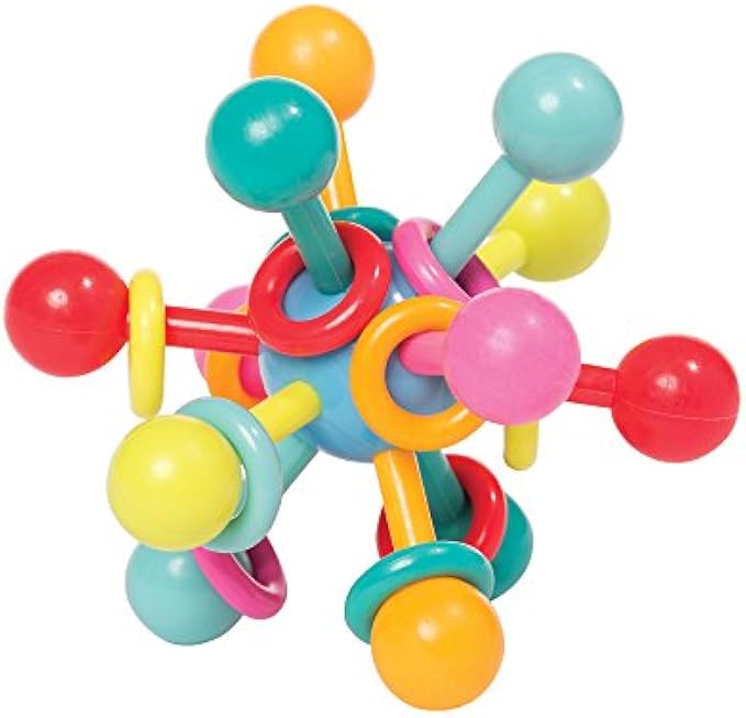 Manhattan Toy Atom Rattle & Teether Grasping Activity Baby Toy