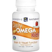 Naturals Nordic - Daily Omega Kids ، دعم القلب الصحي ، 30 جل ناعم