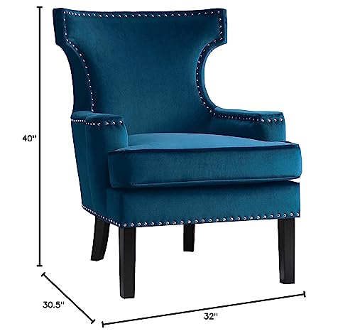 Lexicon Orsina Accent Chair, Navy #TOP5