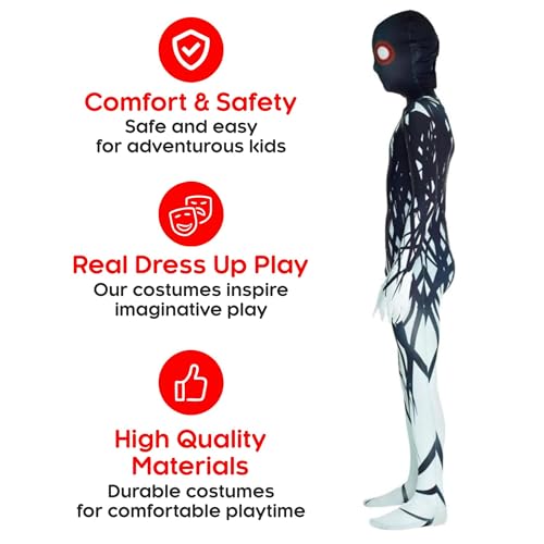 Disfraz Morphsuits Zalgo Niño Demonio Alienígena miniatura 3