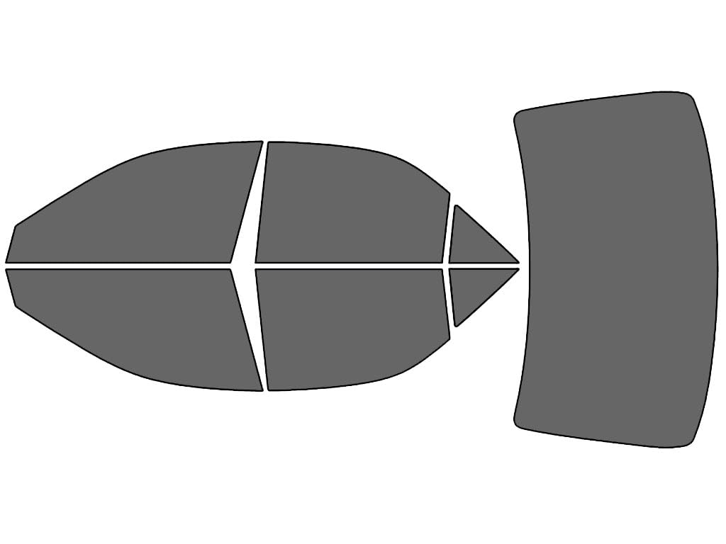 Rvinyl Window Tint Kit Compatible with Toyota Camry 2002-2006 - Complete Precut Kit - 35%