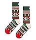 Happy Socks Weihnachtsocken - lustige Socken für Geschenk und Weihnachtsdekoration