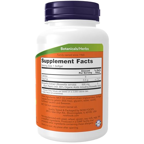 NOW Boswellia Extract Softgels