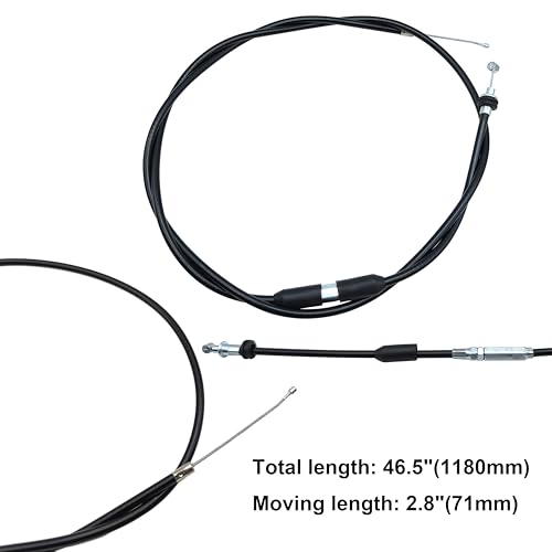 Image of 7 /8 inch 22mm Thumb Throttle Cable with Dual Brake Lever Assembly for 50cc 90cc 150cc 250cc ATV Quad Roketa Taotao Sunl Kazuma Go Kart