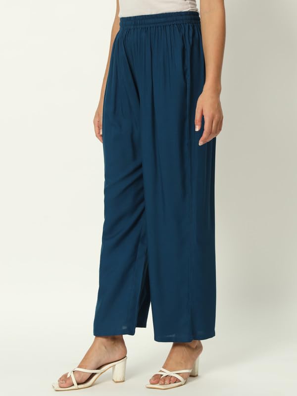 Image of Soft Colors Women Regular Fit Pocket Palazzo