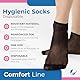 Pedsox, 100 Stück Einweg-Hygienesocken zum Testen von Schuhen, Unisex, Einheitsgröße, Schwarz