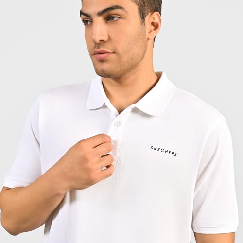 Image of Skechers Men Cotton Regular Fit Core Polo