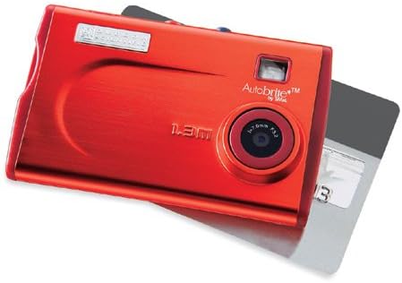 Oregon Scientific DS6628 ThinCam 1.3MP Digital Flash Camera (Red)