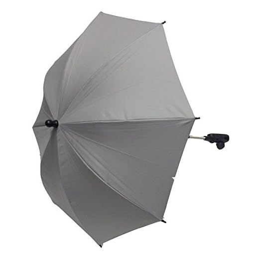 Bebé Sombrilla Compatible con Maclaren carrito para cochecito de bebé, color gris