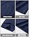 MAGCOMSEN Mens Polo Shirts Short Sleeve Cotton Pique Golf Shirts with Pocket Casual Performance Moisture Wicking Polos Navy Blue M