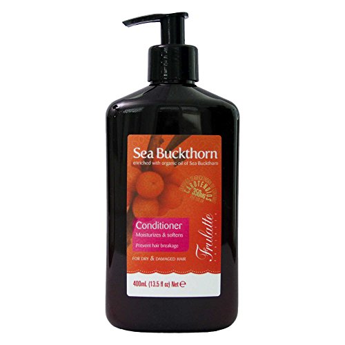 Frulatte Conditioner for Dry and Damaged Hair Enriched with Organic Oil of Sea Buckthorn (13.5 Fluid Ounce)