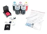 InkPro Black & Tri-Color Ink Refill Box Kit for HP 62/62XL Ink Cartridges