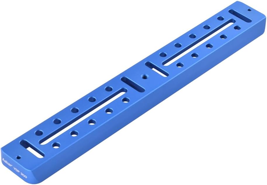 Askar Universal Vixen Dovetail Plate 300mm 11.81’’ Length Rail Bar Metal Mounting Plate Saddle, Telescope Accessories for Astrophotography Tripod（Color） (Lapis Blue)