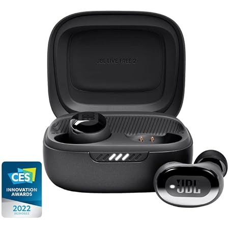 Amazon.com: JBL Live Free 2: 35 Hours of Playtime, True Adaptive Noise  Cancelling, Smart Ambient, and beamforming mics (Black) : Electronics