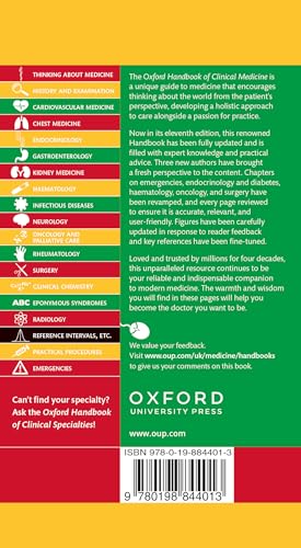 Oxford Handbook of Clinical Medicine 11th Edition