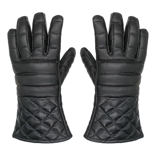 Mythrojan Medieval Swordsman Fencing Gloves Black Small
