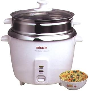 Miracle Exclusives Stainless Steel Rice Cooker Model ME81 (Formerly ME8)