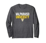 Valparaiso University Valpo Crusaders Stacked Long Sleeve T-Shirt